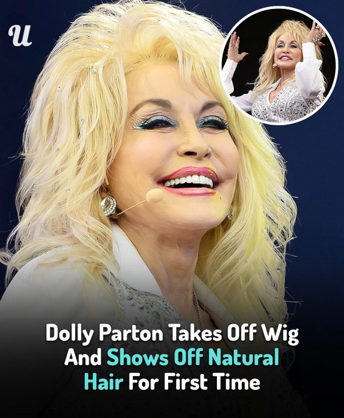 Dolly Parton Takes Off Wig And Shows Off Natural Hair For First Time 