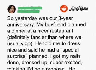 I Thought Our Anniversary Dinner Would Be a Proposal – But My Boyfriend Ended Up Embarrassing Me in the Worst Way