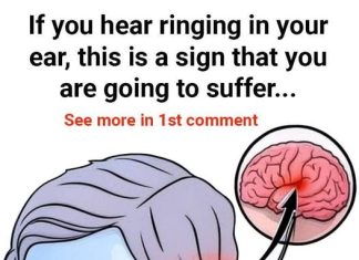 If you hear ringing in your ear, this is a sign that you are going to suffer…