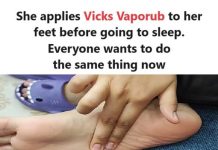 Apply Vicks VapoRub on your feet