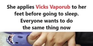 Apply Vicks VapoRub on your feet