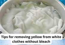Tips for removing yellow from white clothes without bleach
