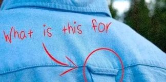 I never understood what this loop on a shirt was for until someone showed me.