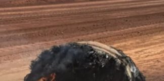 Statement released as mysterious smouldering object lands in Australian Outback – experts are puzzled