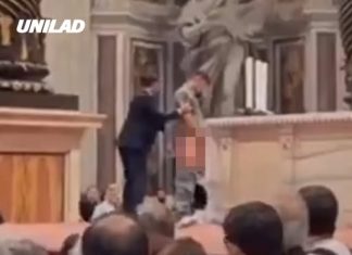 Man caught ‘urinating’ on sacred Vatican altar in front of hundreds of horrified people at holy mass