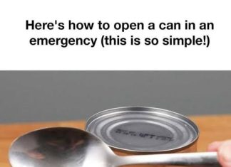 How to open a can in an emergency!