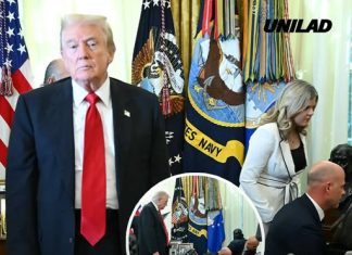 People losing it at Trump’s reaction as White House attendee collapses at weight loss drug event