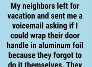 The Strange Request: Wrapping a Door Handle in Aluminum Foil—My Neighbor’s Shocking Reason Stunned Me
