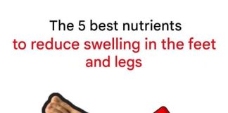 The 5 best nutrients to reduce swelling in the feet and legs
