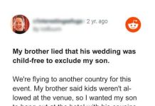 MY BROTHER LIED ABOUT HAVING A CHILD-FREE WEDDING TO EXCLUDE I WAS STUNNED BY MY SON’S REASONING.