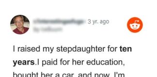 I paid for my stepdaughter’s wedding, but she chose bio dad to give her away, so I made a declaration during toast