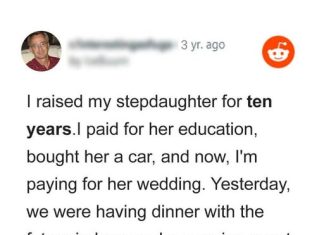 I paid for my stepdaughter’s wedding, but she chose bio dad to give her away, so I made a declaration during toast