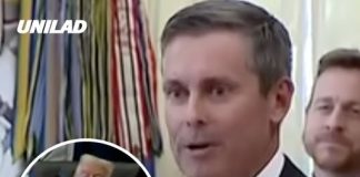 People left thinking ‘what are we doing’ after video appears to show Trump ‘passed out’ in chair during meeting