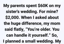 THE ULTIMATE DISPARITY: MY PARENTS GAVE HER $60K AND ME $2K—THE TWIST ON MY WEDDING DAY LEFT EVERYONE SPEECHLESS