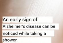 An Early Sign of Alzheimer’s Disease Can Be Noticed While Taking a Shower: What Should You Look Out For?