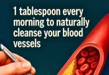 CLEANSE YOUR BLOOD VESSELS NATURALLY WITH JUST 1 TABLESPOON EACH MORNING