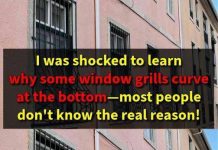 THE SURPRISING REASON SOME WINDOW GRILLS CURVE AT THE BOTTOM — I WAS SHOCKED!