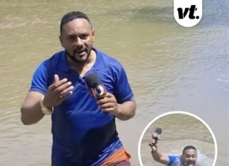 Horrifying moment journalist stepped on missing girl body while reporting