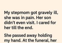 THE DAY AFTER THE FUNERAL SERVICE (THAT’S WHEN EVERYTHING TOOK ON A DIFFERENT, PROFOUND MEANING)