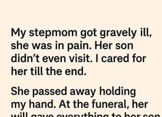 THE DAY AFTER THE FUNERAL SERVICE (THAT’S WHEN EVERYTHING TOOK ON A DIFFERENT, PROFOUND MEANING)