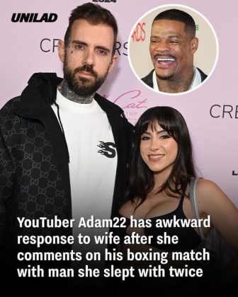 YouTuber Adam22 has awkward response to wife after she comments on his