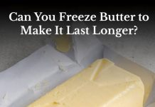 Butter keeps well in the fridge, but can you freeze butter?