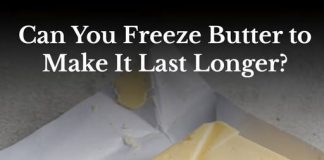 Butter keeps well in the fridge, but can you freeze butter?