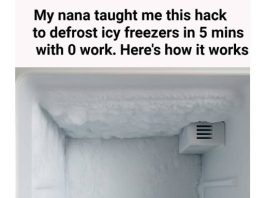 My nana taught me this hack to defrost icy freezers in 5 mins with 0 work. Here’s how it works