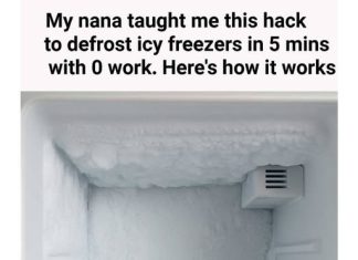 My nana taught me this hack to defrost icy freezers in 5 mins with 0 work. Here’s how it works