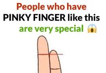 People who have PINKY FINGER like this are very special