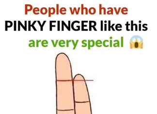 People who have PINKY FINGER like this are very special