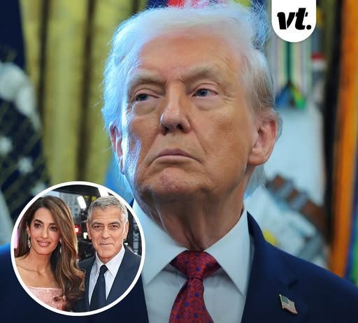 President Donald Trump shares furious rant after George Clooney and Amal are granted French citizenship