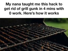 My nana taught me this hack to get rid of grill gunk in 4 mins with 0 work. Here’s how it works