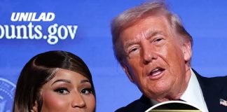 Nicki Minaj shows off $1 million Trump ‘Gold Card’ as she publicly defends president following citizenship controversy