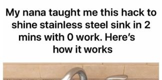 My nana taught me this hack to shine stainless steel sink in 2 mins with 0 work. Here’s how it works