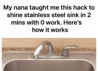 My nana taught me this hack to shine stainless steel sink in 2 mins with 0 work. Here’s how it works