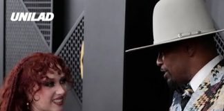 Fans notice Jamie Foxx’s comment to Chappell Roan as she shows up ‘topless’ to Grammys red carpet