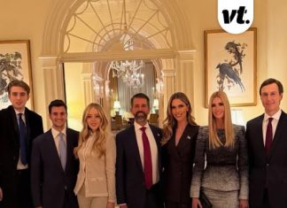 People left mind-blown by ‘distracting’ detail in family photo of Donald Trump’s kids