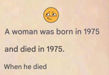 Riddle: This woman was born in 1975