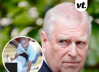 Mystery woman ‘identified’ after being seen lying beneath Andrew in photo from Epstein files