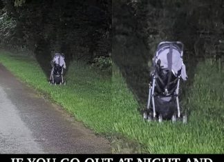 WOMAN SHARES CHILLING WARNING AFTER DISCOVERING AN ABANDONED STROLLER BY THE ROAD