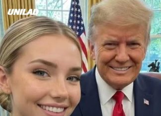 Truth behind ‘beautiful Army blond’ pictured with Trump that gained a million followers before disappearing