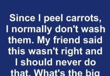 When I peel carrots, I usually skip washing them first. A friend told me that’s not a good idea and that I should always rinse them beforehand. But is it really that important? If you’re going to peel carrots anyway, do you still need to wash them?