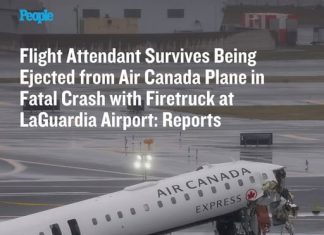 Flight Attendant Survives Being Ejected from Air Canada Plane in Fatal Crash with Firetruck at LaGuardia Airport: Reports