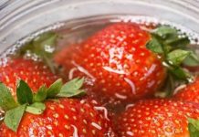 I soaked my strawberries in salt water and these white things wriggled out?