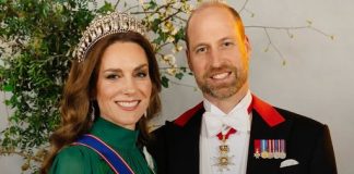 Kate Middleton and Prince William Surprise with Stunning Tiara Portrait from State Banquet