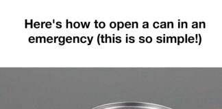 Here’s how to open a can in an emergency (this is so simple!)