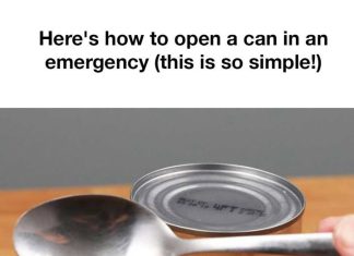 Here’s how to open a can in an emergency (this is so simple!)