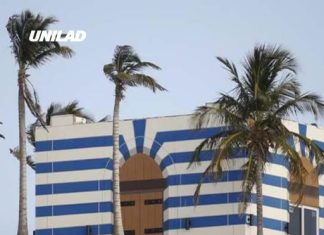 Epstein files explain purpose of blue striped building on his island