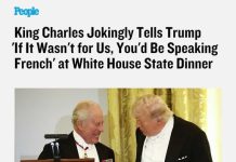 King Charles Jokingly Tells Trump ‘If It Wasn’t for Us, You’d Be Speaking French’ at White House State Dinner